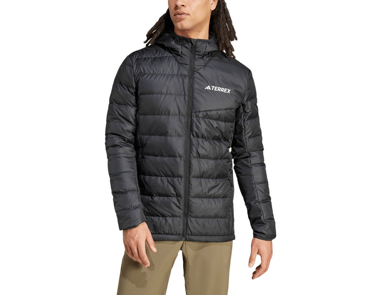adidas Performance Winterjacke Daunenjacke Terrex Multi Light Hooded (warm, wasserabweisend) schwarz – Bild 4 von 5