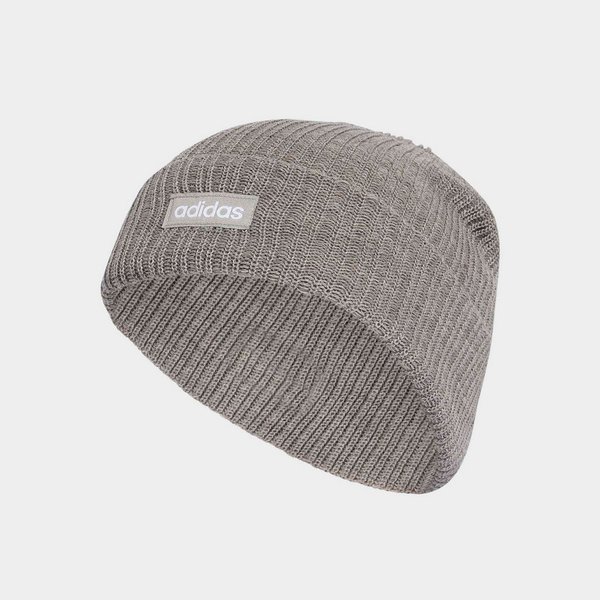adidas Sportswear Beanie LINEAR BEANIE, BÜNDCHEN mit umgeschlagenem Bündchen, schlichtes Design, zeitlose Silhouette