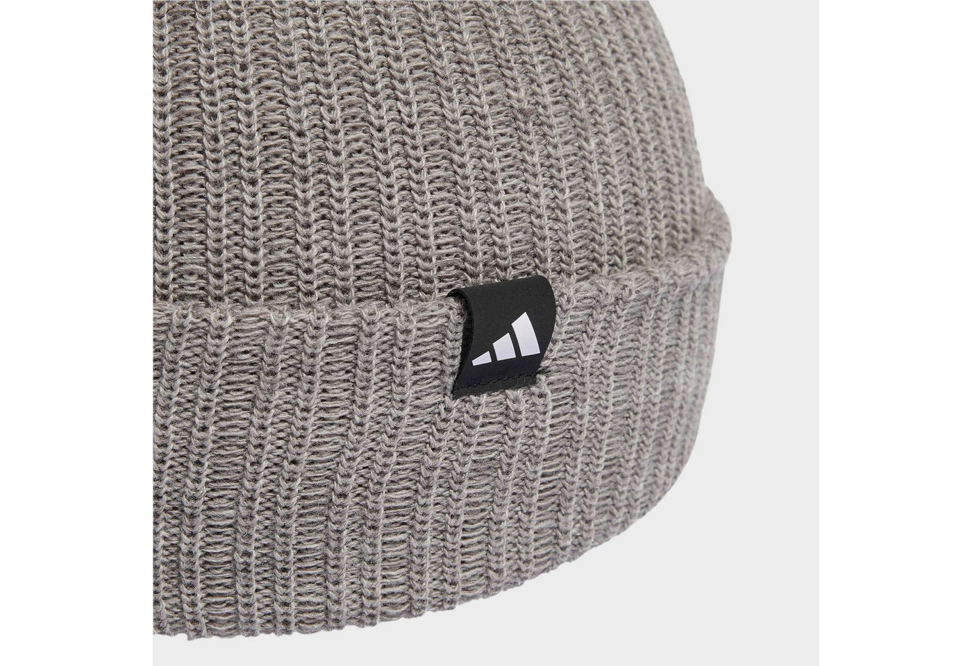 adidas Sportswear Beanie LINEAR BEANIE, BÜNDCHEN mit umgeschlagenem Bündchen, schlichtes Design, zeitlose Silhouette – Bild 3 von 4