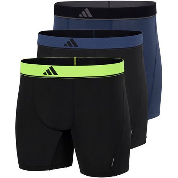 adidas Sportswear Boxer Active Micro Flex (3er Pack) Logo-Bund, elastisch, Mikrofaser, ohne Eingriff