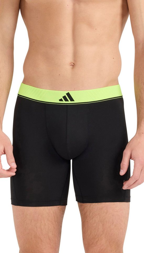 adidas Sportswear Boxer Active Micro Flex (3er Pack) Logo-Bund, elastisch, Mikrofaser, ohne Eingriff – Bild 2 von 5