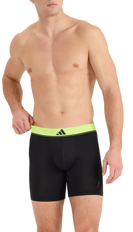 adidas Sportswear Boxer Active Micro Flex (3er Pack) Logo-Bund, elastisch, Mikrofaser, ohne Eingriff – Bild 3 von 5