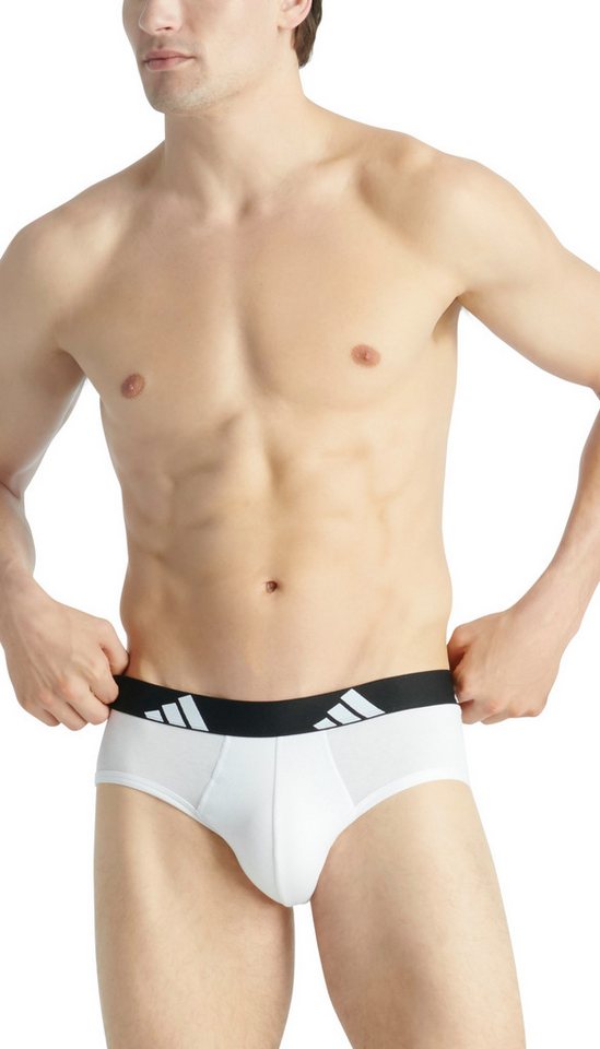 adidas Sportswear Slip Active Flex Cotton (3er Pack) elastisch, Logo-Bund, scheuerfreies Tragegefühl, ohne Eingriff – Bild 2 von 5