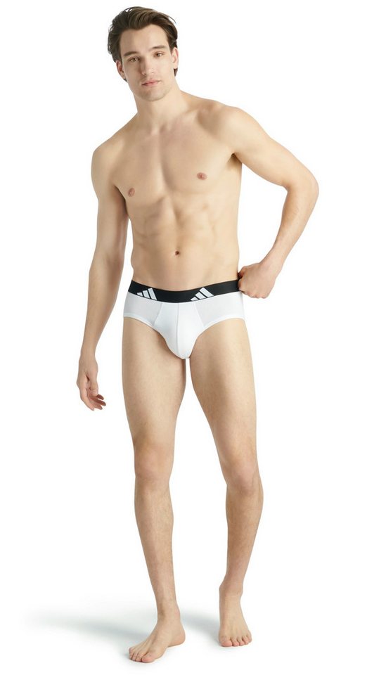 adidas Sportswear Slip Active Flex Cotton (3er Pack) elastisch, Logo-Bund, scheuerfreies Tragegefühl, ohne Eingriff – Bild 3 von 5