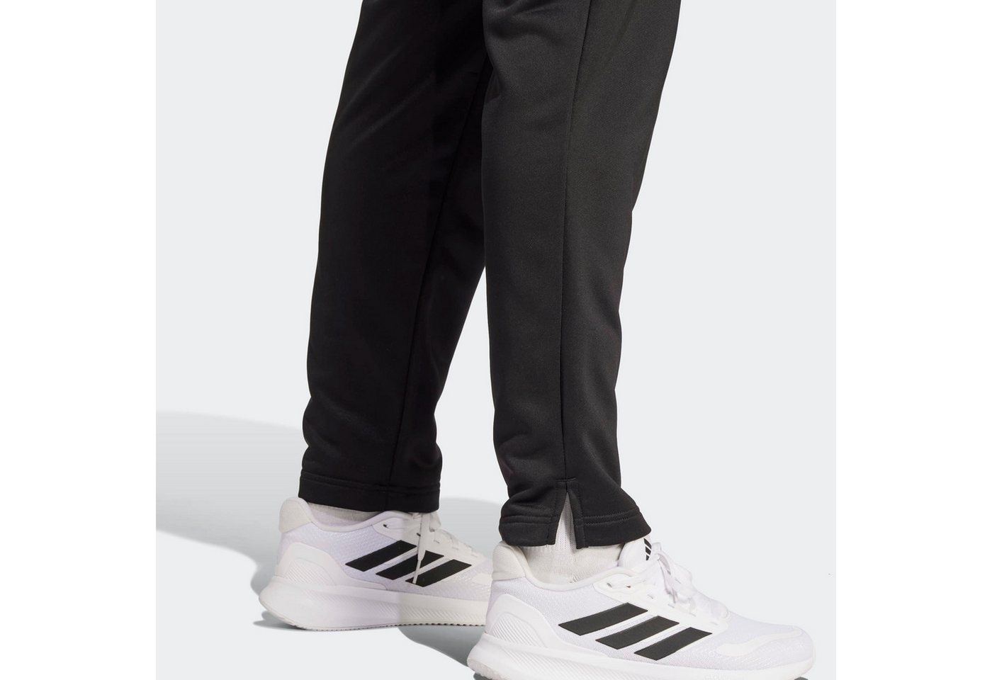adidas Sportswear Trainingsanzug ESSENTIALS LINEAR (2-tlg), zweiteiliges Set, für Laufen, aus Polyester, mit Rippbündchen – Bild 4 von 5