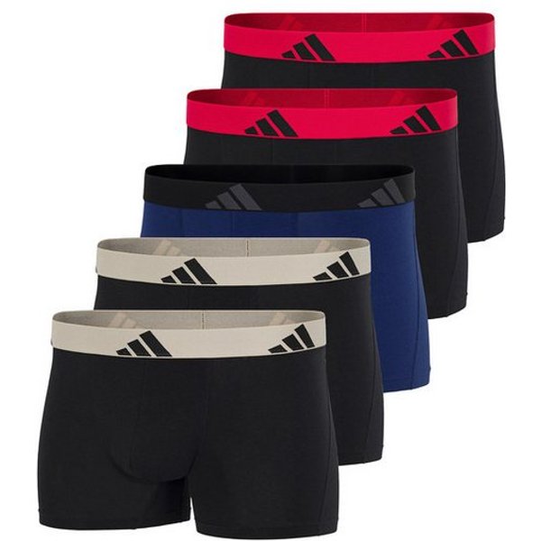 adidas Sportswear Trunk Active Flex Cotton (5er Pack) Multipack, elastisch, Logo-Bund, ohne Eingriff