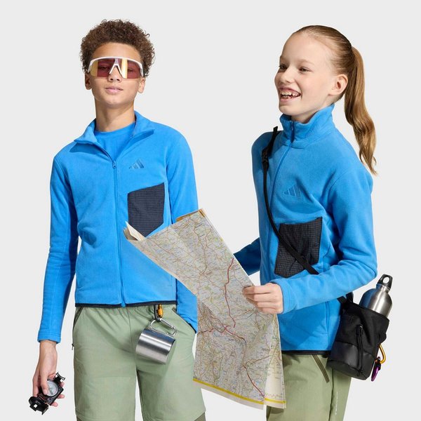 adidas TERREX Fleecejacke KIDS MULTI-, DURCHGEHENDER REISSVERSCHLUSS