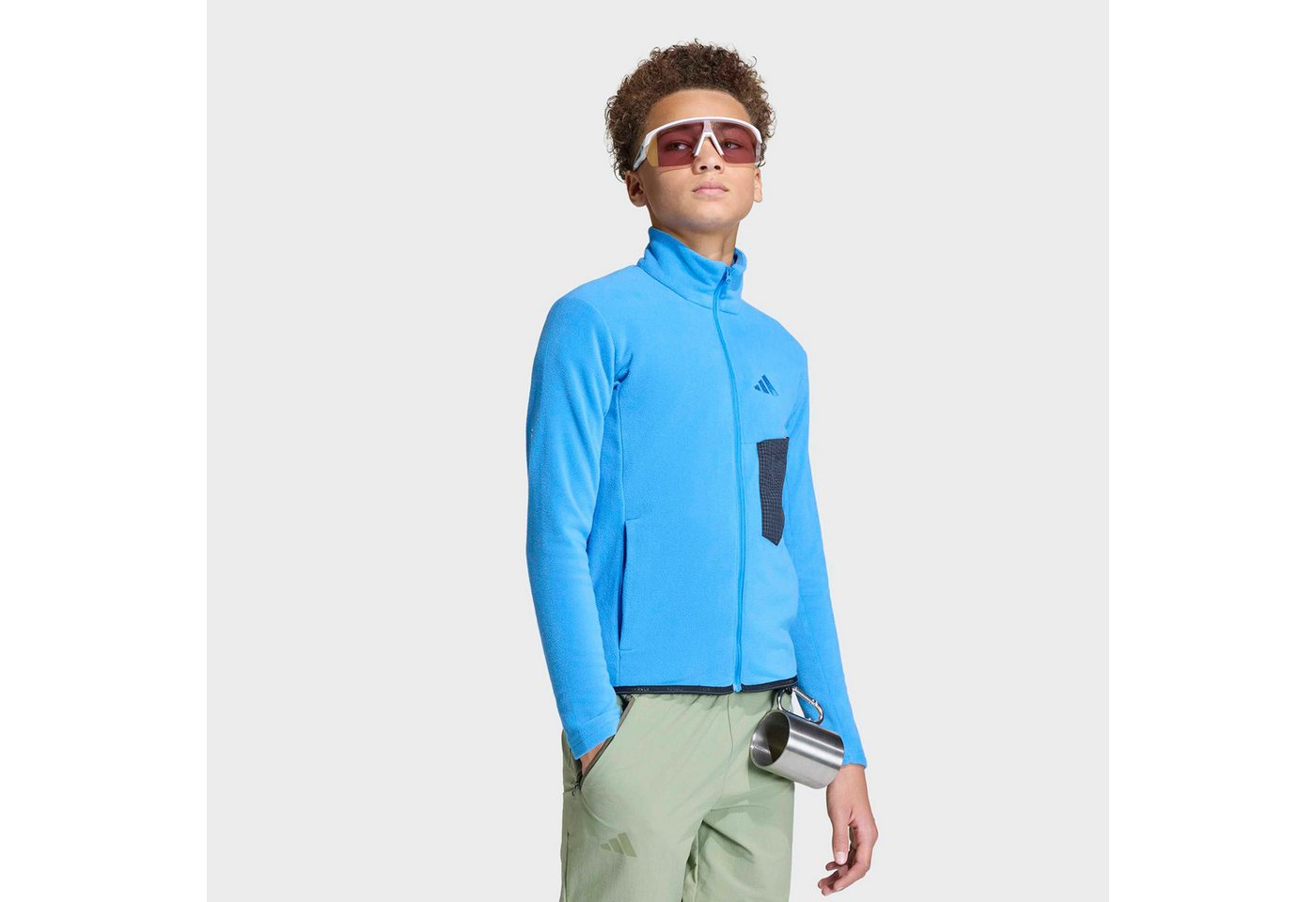 adidas TERREX Fleecejacke KIDS MULTI-, DURCHGEHENDER REISSVERSCHLUSS – Bild 3 von 5