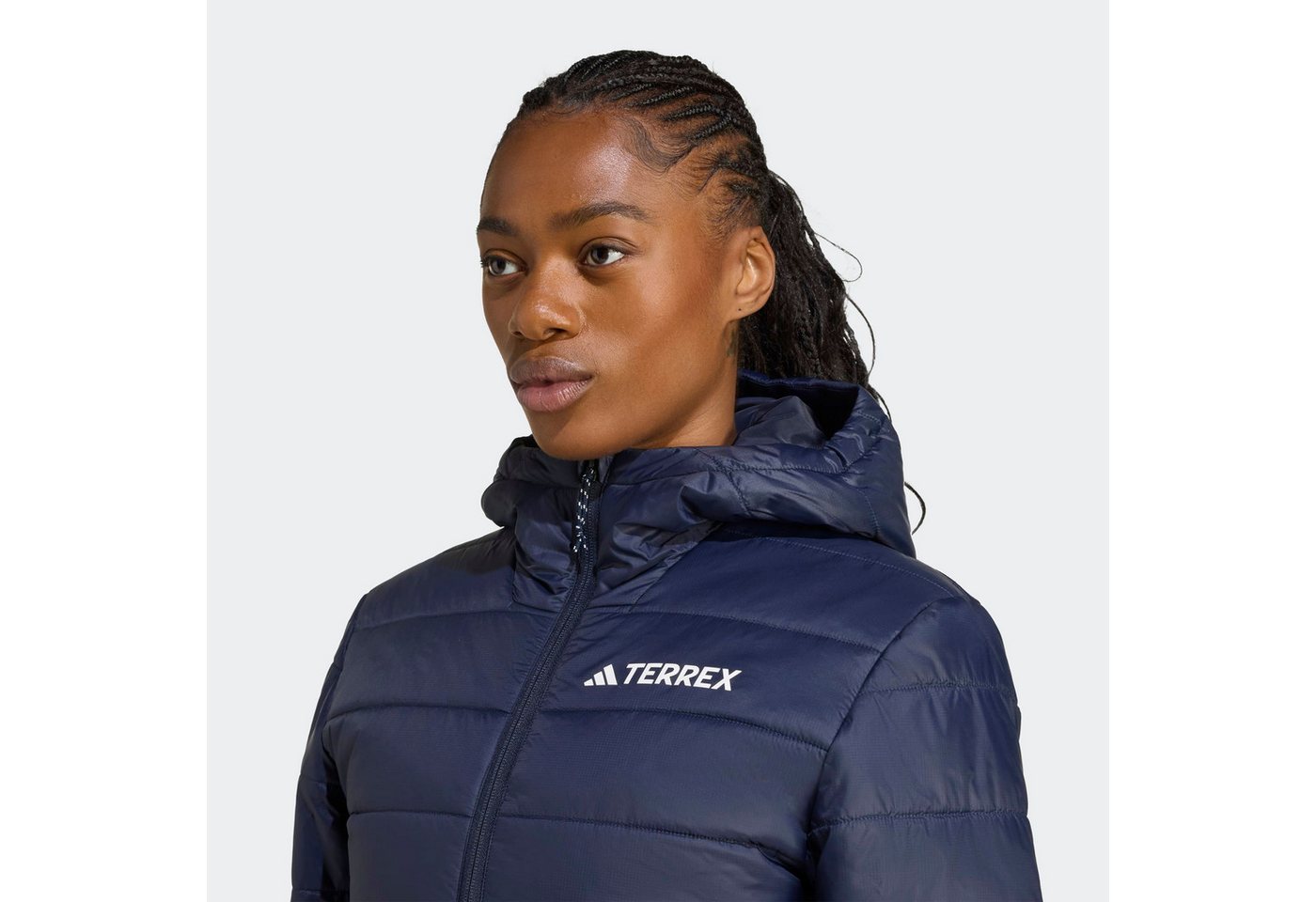adidas TERREX Steppjacke MULTI ESSENTIALS CLIMAWARM ISOLIERENDE wärmend durch Climawarm Technologie, mit Kapuze – Bild 4 von 5