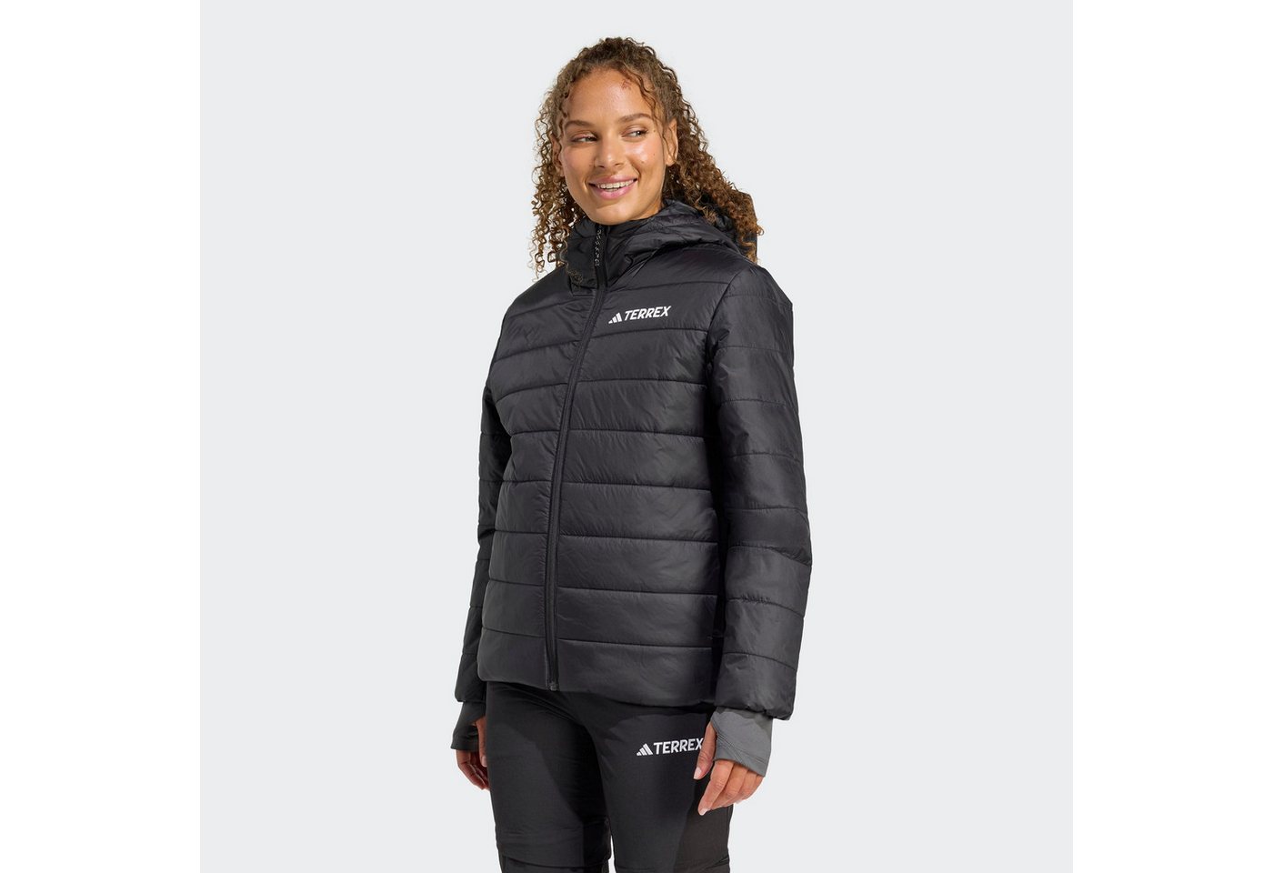 adidas TERREX Steppjacke MULTI ESSENTIALS CLIMAWARM ISOLIERENDE wärmend durch Climawarm Technologie, mit Kapuze – Bild 2 von 5