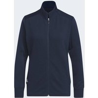 ADIDAS Textured Full-Zip Golf Jacket, Größe M in Blau
