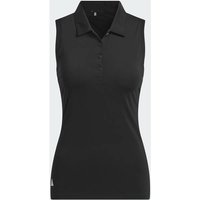 ADIDAS Ultimate365 Solid Sleeveless Polo Shirt, Größe XS in Schwarz