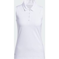 ADIDAS Ultimate365 Solid Sleeveless Polo Shirt, Größe XL in Weiß