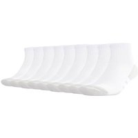 ADIDAS adidas Unisex Quartersocken, 9er Pack - Essentials Climacool Quarter Socken, Logo, Größe 40-42 in Weiß