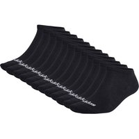 ADIDAS adidas Unisex Sneakersocken, 12er Pack - Thin Linear Low-Cut, dünne Socken, Logo, einfarbig, Größe 46-48 in Schwarz