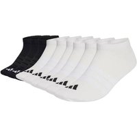 ADIDAS adidas Unisex Sneakersocken, 9er Pack - Thin & Light Sportswear Low Cut Socks, Logo, einfarbig, Größe 37-39 in Schwarz