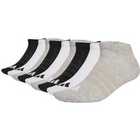 ADIDAS adidas Unisex Sneakersocken, 9er Pack - Thin & Light Sportswear Low Cut Socks, Logo, einfarbig, Größe 40-42 in Schwarz