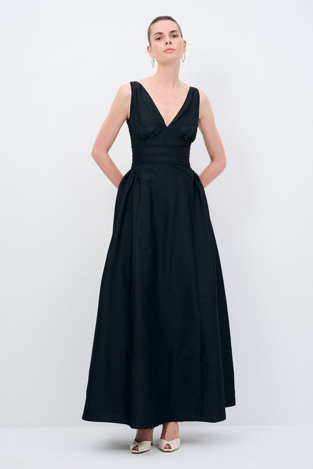adL Abendkleid Langes Jacquard-Kleid – Bild 2 von 5