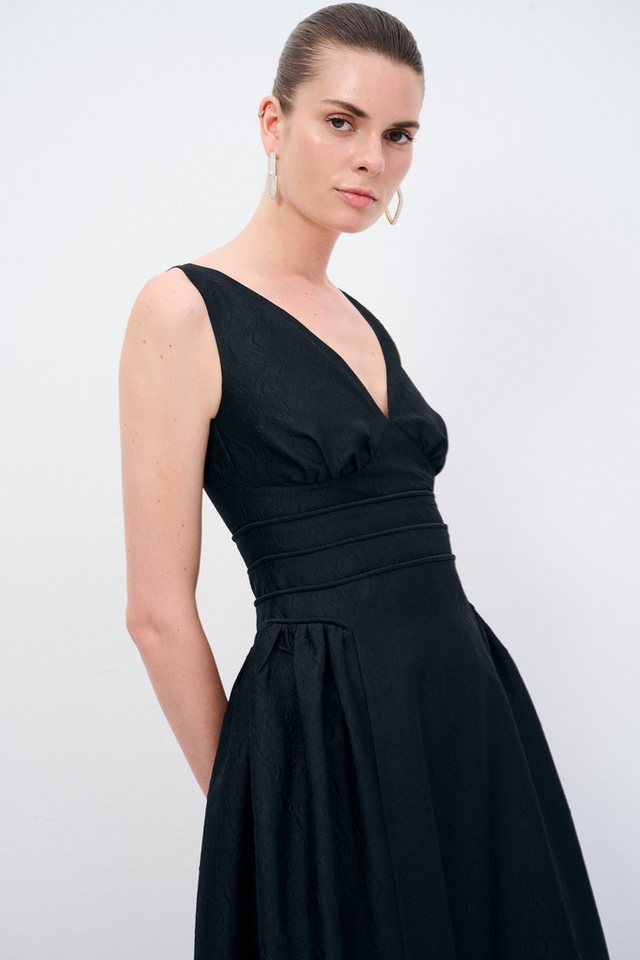 adL Abendkleid Langes Jacquard-Kleid – Bild 5 von 5