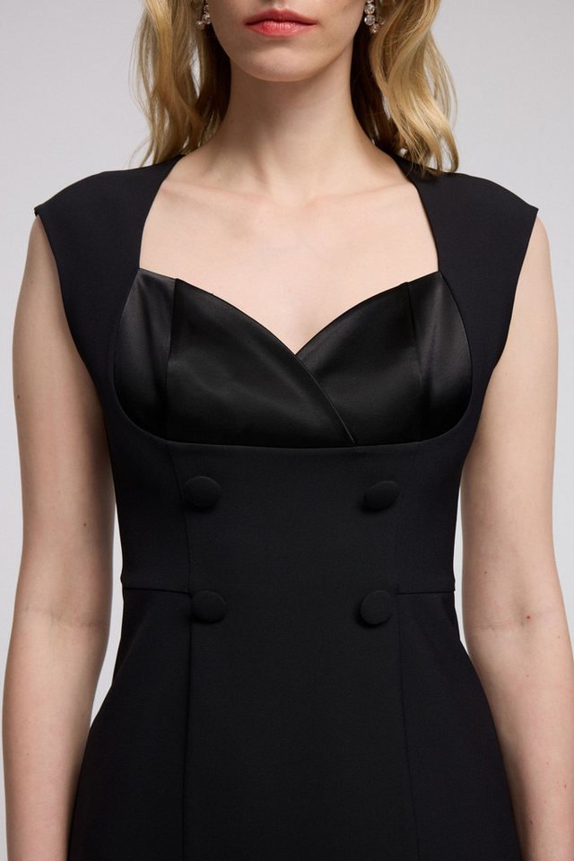 adL Cocktailkleid Mini-Kleid mit Herzausschnitt – Bild 4 von 5