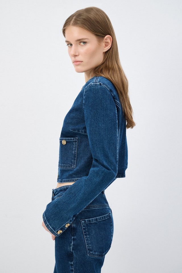 adL Jeansjacke Kurze Jeansjacke – Bild 4 von 5