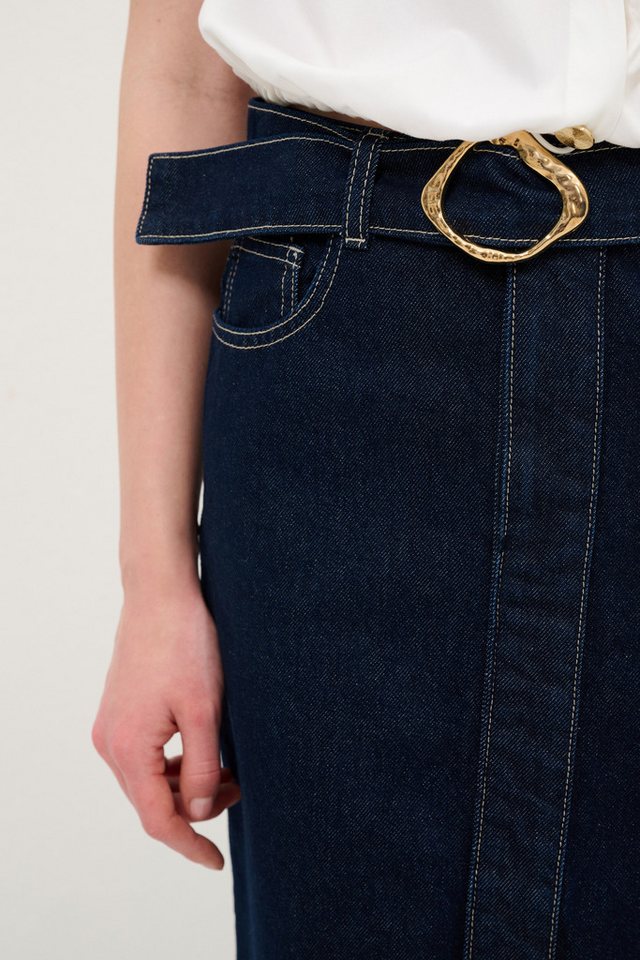 adL Jeansrock Jeansrock mit Schnallendetail – Bild 4 von 5