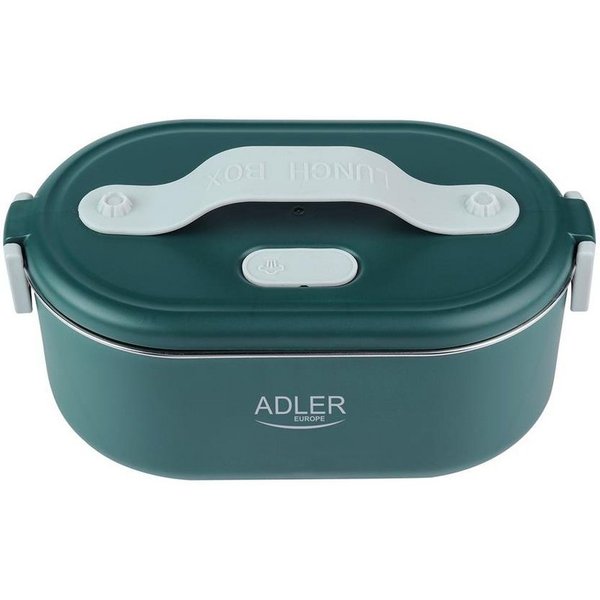 Adler Elektrische Lunchbox AD 4505, Elektrische Brotdose, Speisewärmer, Warmhaltebehälter, Edelstahl, grün