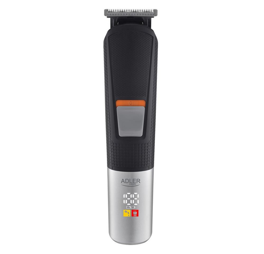 Adler Elektrorasierer AD 2943, 5-in-1 Pflegeset mit Ladestation, Rasierer, Trimmer, schwarz – Bild 3 von 5