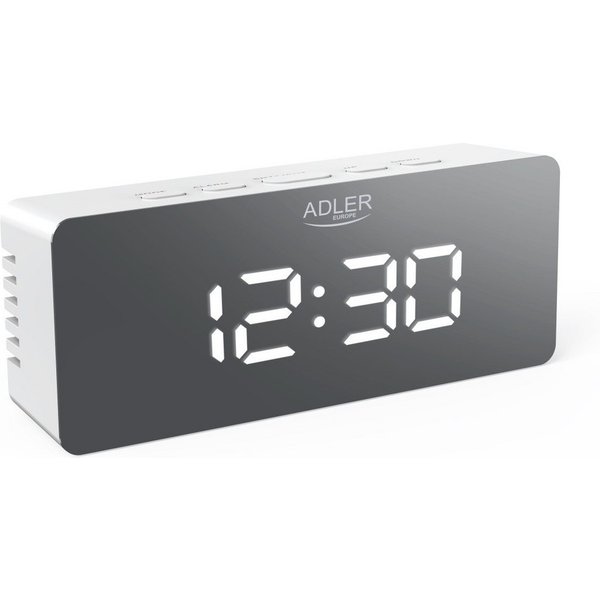 Adler Tischuhr AD 1189 mit Weckfunktion, Temperaturanzeige und LED-Display