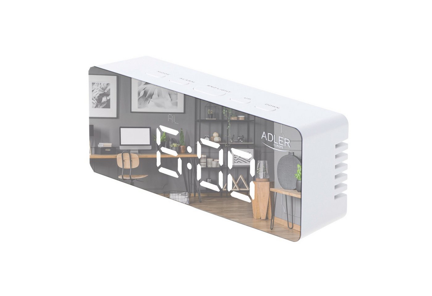 Adler Tischuhr AD 1189 mit Weckfunktion, Temperaturanzeige und LED-Display – Bild 3 von 4