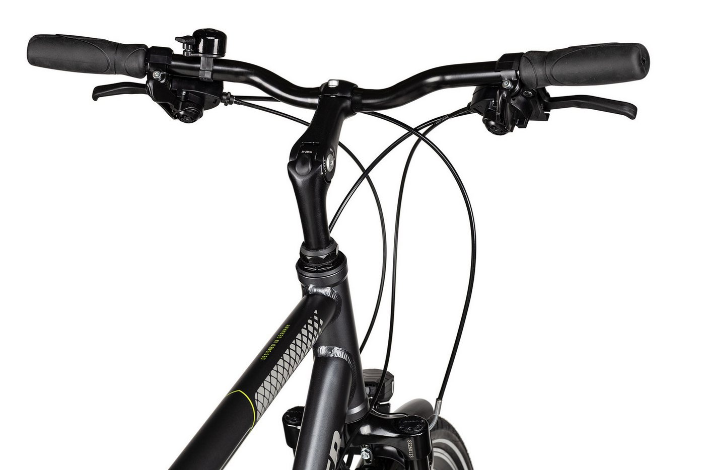 Adler Trekkingrad Verona, 21 Gang Shimano Tourney 21 Schaltwerk, Kettenschaltung, 21-Gang Shimano Tourney Kettenschaltung schwarz/grau – Bild 5 von 5