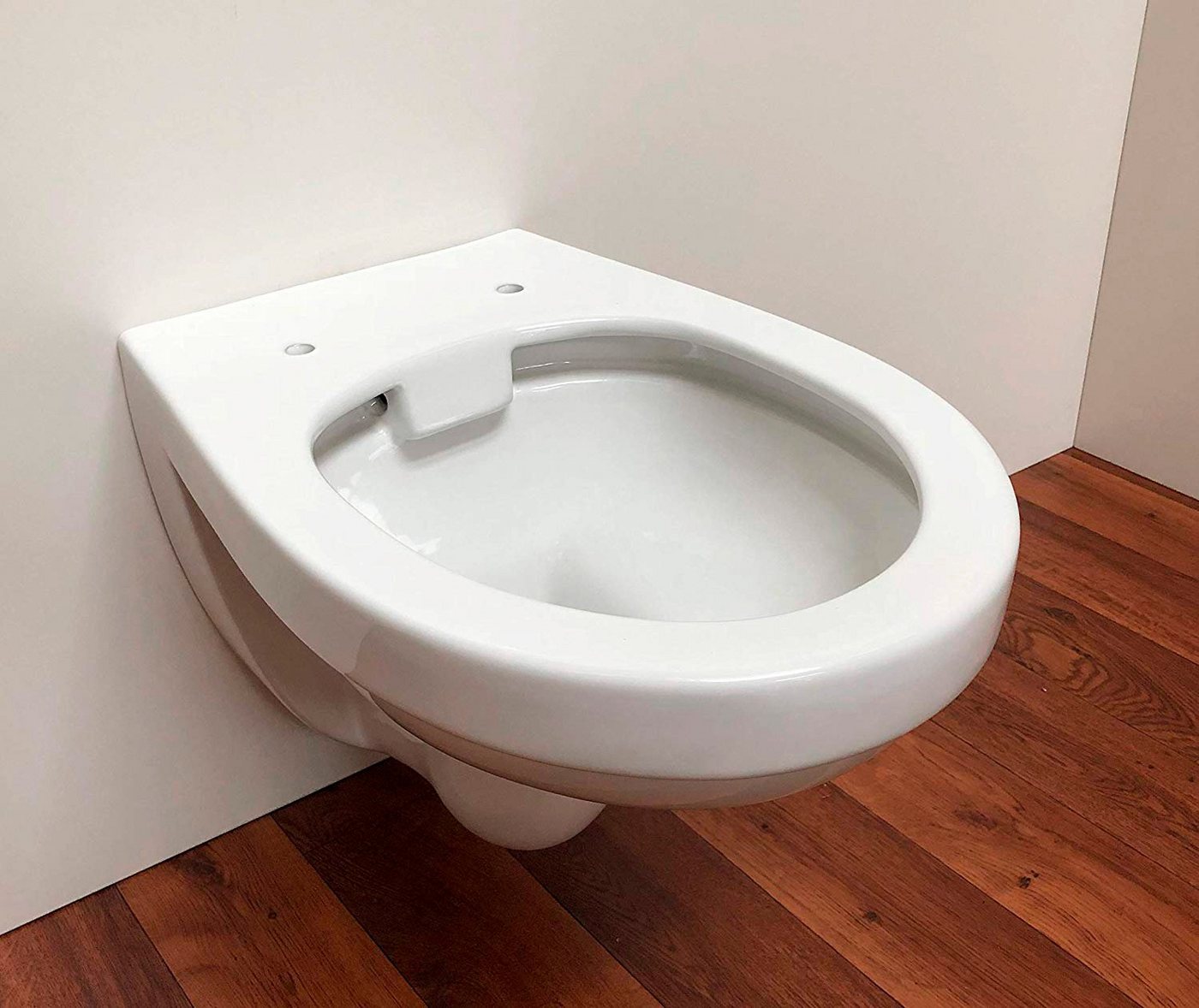 ADOB Tiefspül-WC, wandhängend, spülrandlos, inkl. Schallschutzmatte – Bild 3 von 5