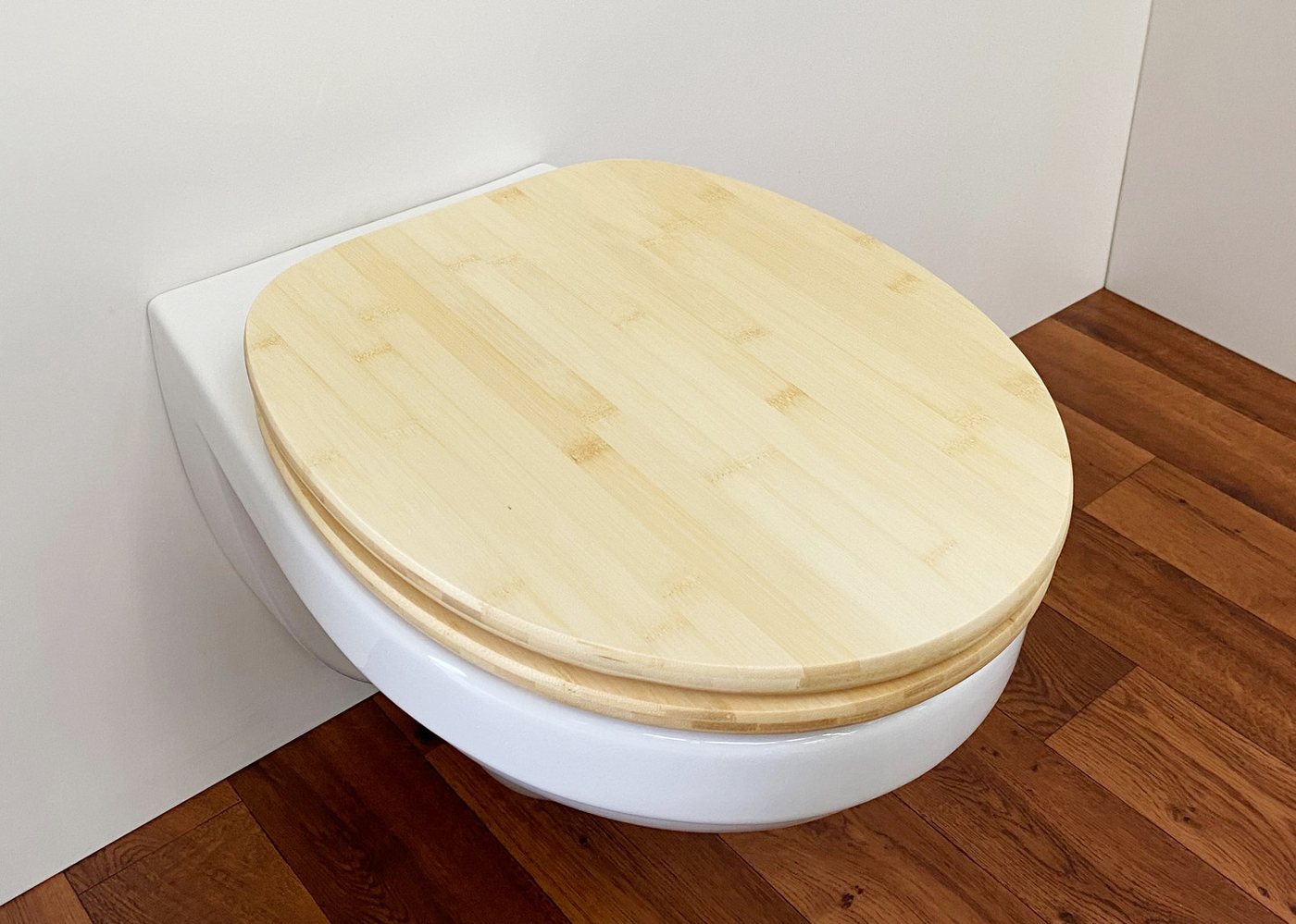 ADOB WC-Sitz Bambus, geeignet für alle handelsüblichen WC's – Bild 2 von 5