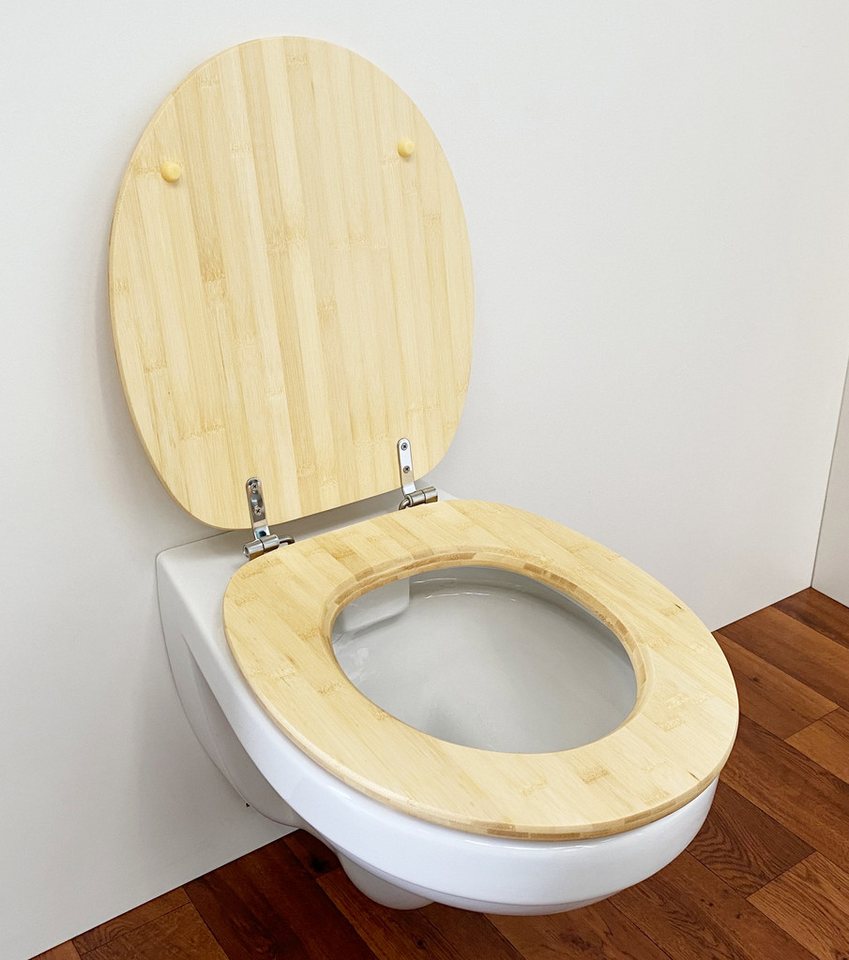 ADOB WC-Sitz Bambus, geeignet für alle handelsüblichen WC's – Bild 3 von 5