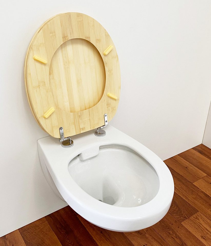 ADOB WC-Sitz Bambus, geeignet für alle handelsüblichen WC's – Bild 4 von 5