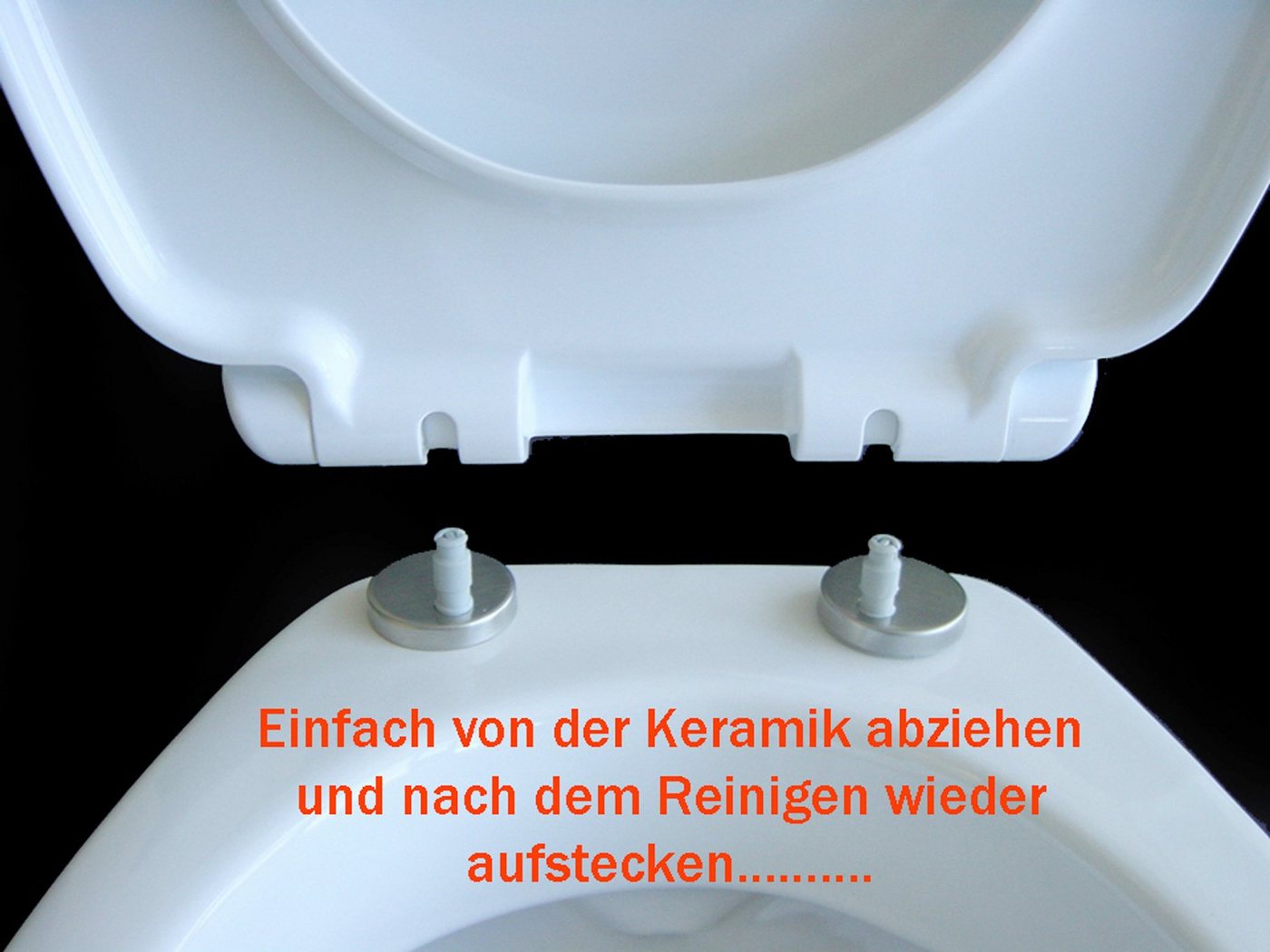 ADOB WC-Sitz Big Ben, Absenkautomatik, zur Reinigung abnehmbar – Bild 5 von 5
