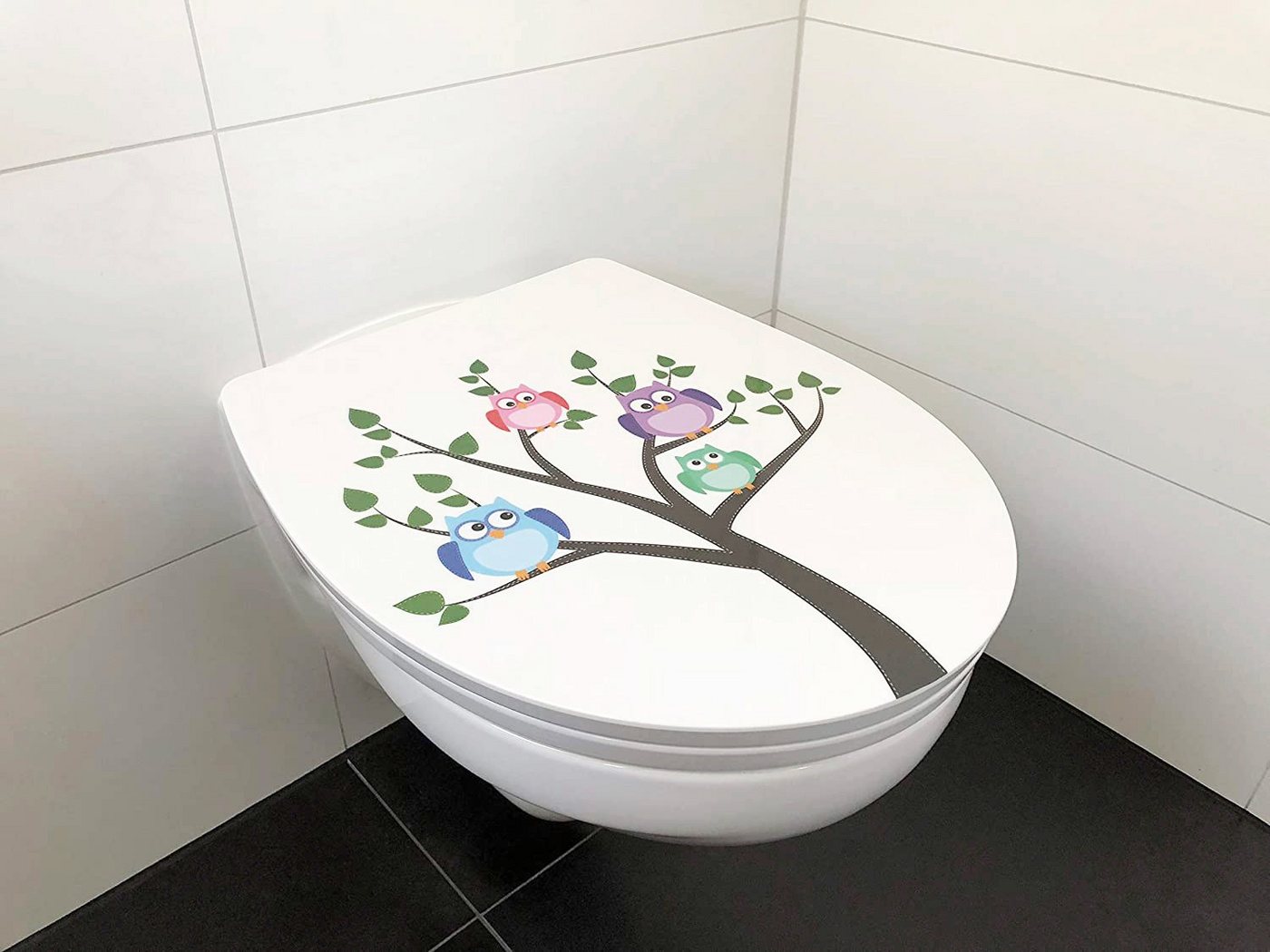 ADOB WC-Sitz Eule, Absenkautomatik, zur Reinigung auf Knopfdruck abnehmbar – Bild 2 von 5