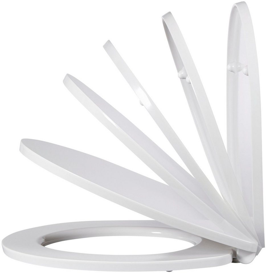 ADOB WC-Sitz Weiß, Absenkautomatik, zur Reinigung auf Knopfdruck abnehmbar – Bild 4 von 5