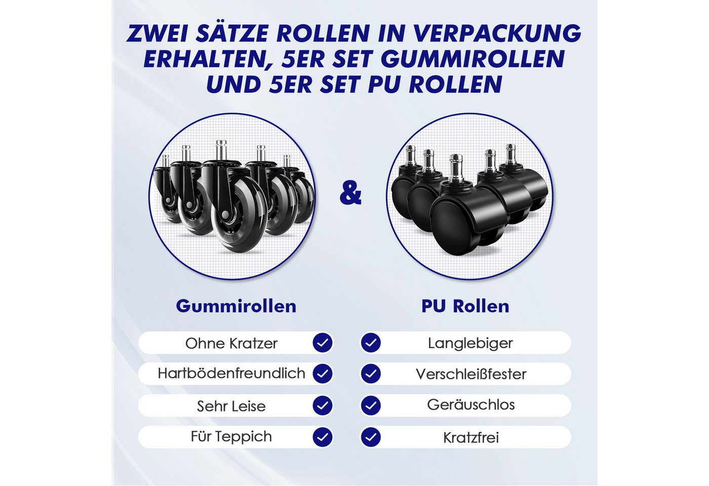 Adormii Bürostuhl bürostuhl ergonomisch,schreibtischstuhl mit verstellbarer Lendenstütze (Ergonomischer bürostuhl mit verstellbaren Armlehnen, büro stuhl bis zu – Bild 3 von 5