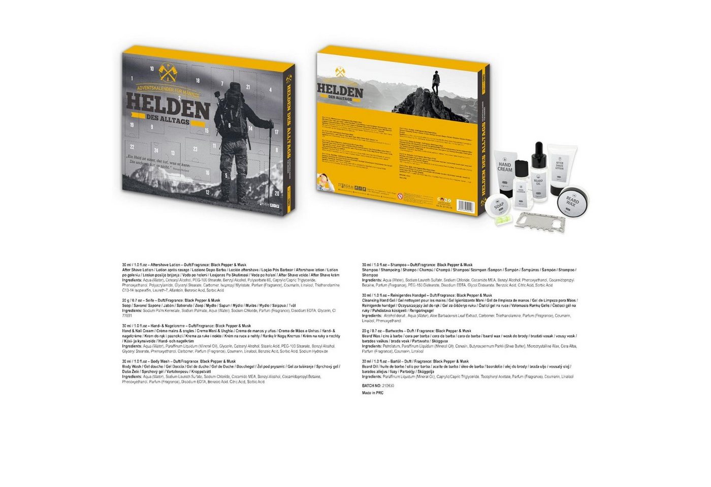 itenga Adventskalender itenga Männer-Adventskalender "Helden des Alltags" – Bild 4 von 4