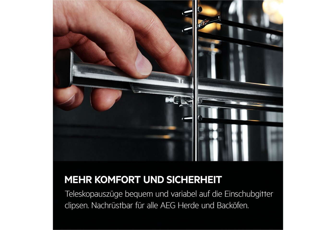 AEG Backofen 6000 OU5AB20ZSM, Aqua-Reinigungsfunktion, Heißluft: Gleichmäßiges Garen auf 3 Ebenen: ideal für Mehrblech‑Backen – Bild 5 von 5
