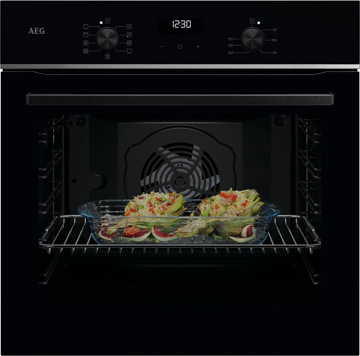 AEG Backofen-Set HH24BSISML, mit 1-fach-Teleskopauszug, Aqua Clean, Bis zu 10x weniger sichtbare Kratzer – Made in Germany – Bild 2 von 5