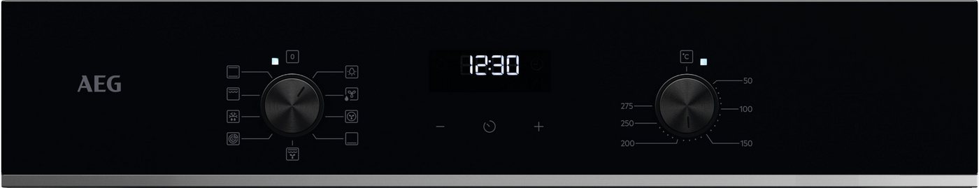 AEG Backofen-Set HH24BSISML, mit 1-fach-Teleskopauszug, Aqua Clean, Bis zu 10x weniger sichtbare Kratzer – Made in Germany – Bild 3 von 5