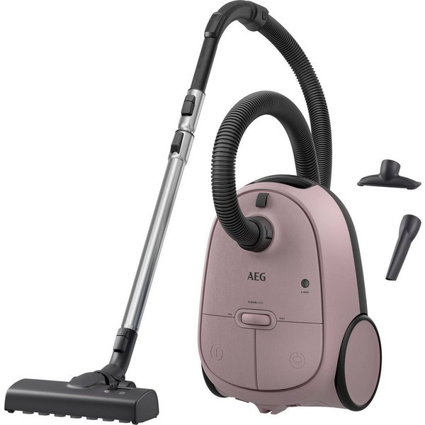 AEG Bodenstaubsauger CLEAN 6000 (AB61C2ÖKO/AB61C1WP/AB61C2DBS), hohe Saugleistung, 750 W, mit Beutel, inkl. Zusatzdüsen