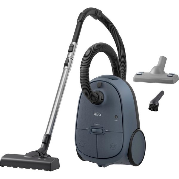 AEG Bodenstaubsauger CLEAN 6000 (AB61C2ÖKO/AB61C1WP/AB61C2DBS), hohe Saugleistung, 750 W, mit Beutel, inkl. Zusatzdüsen