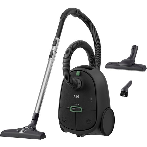 AEG Bodenstaubsauger CLEAN 6000 (AB61C2ÖKO/AB61C1WP/AB61C2DBS), hohe Saugleistung, 750 W, mit Beutel, inkl. Zusatzdüsen