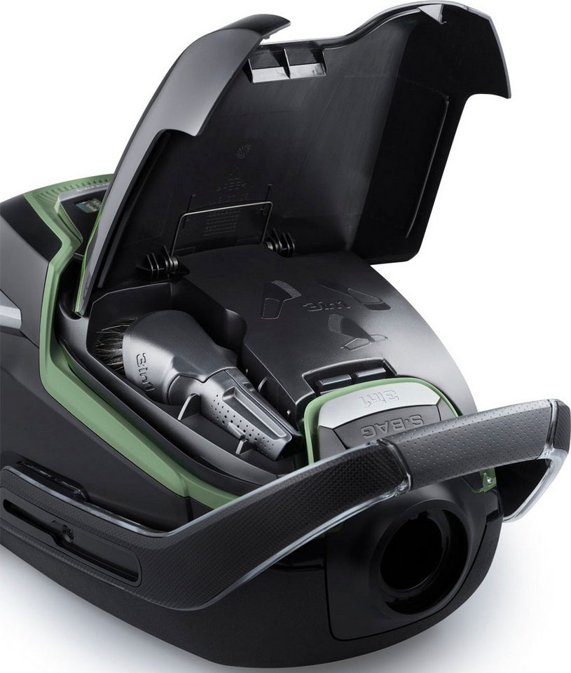 AEG Bodenstaubsauger VX9-2-ÖKO, 850 W, mit Beutel, Leistungsstark, inkl. Zusatzdüsen, 70 % Recyclingkunststoff, 5l Beutel – Bild 3 von 5
