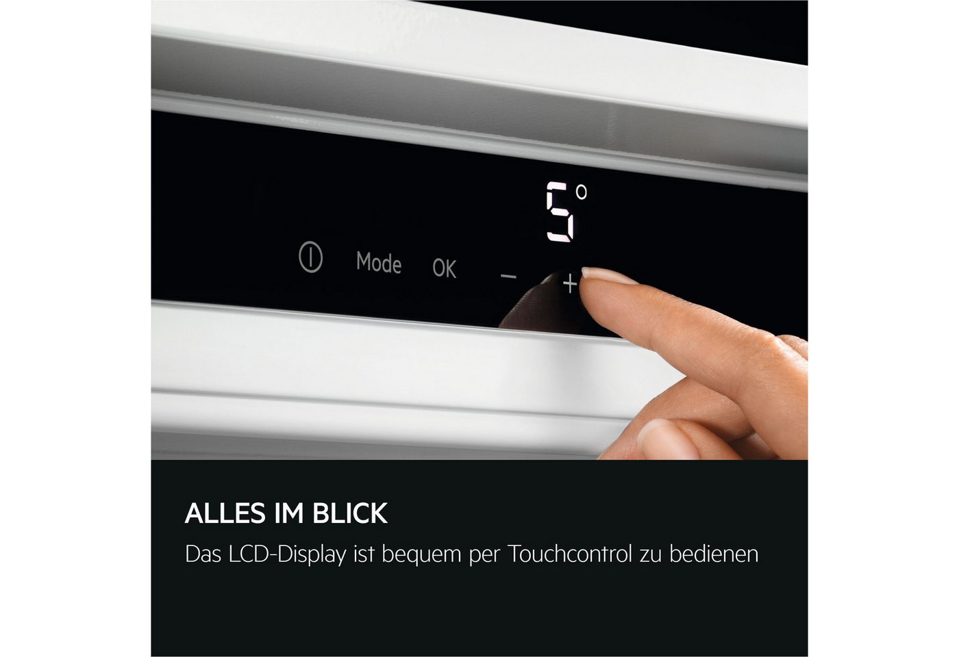 AEG Einbaukühlschrank 5000 TSF5012WDF, 122,4 cm hoch, 55,6 cm breit, OptiSpace ermöglicht dir eine flexible Nutzung des Kühlraums – Bild 3 von 5
