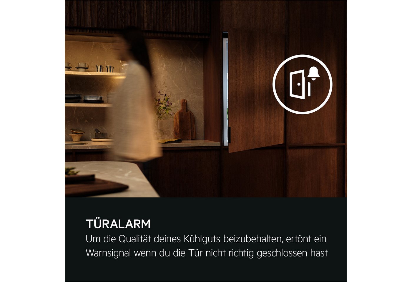 AEG Einbaukühlschrank 5000 TSF5012WDF, 122,4 cm hoch, 55,6 cm breit, OptiSpace ermöglicht dir eine flexible Nutzung des Kühlraums – Bild 5 von 5