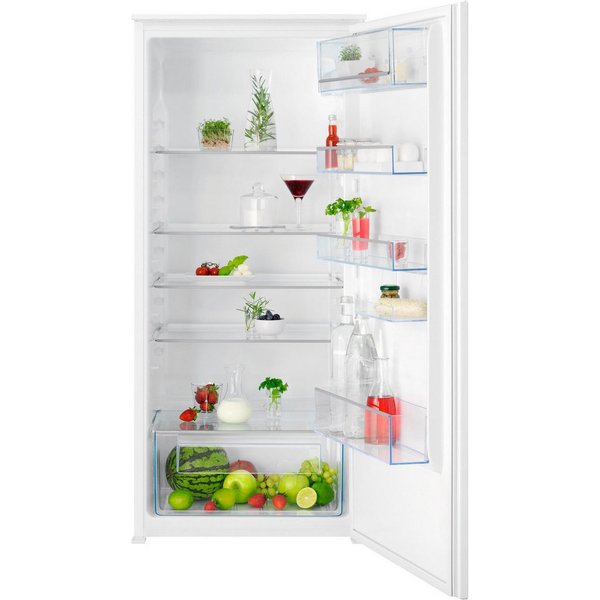AEG Einbaukühlschrank Serie 6000 TSK5O121ES, 121,8 cm hoch, 55,6 cm breit, 98 L, LowFrost-weniger Eisbildung, Temperaturalarm, Schlepptür